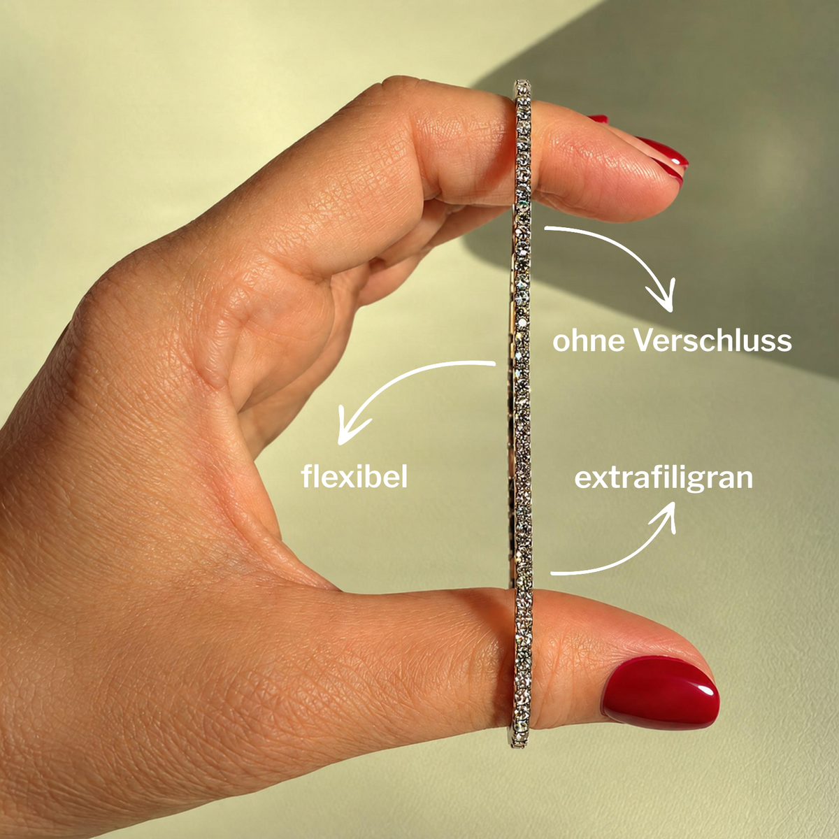 Flexibles Tennisarmband Stretch 